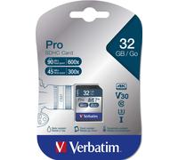 VERBATIM 47021 - Tarjeta de memoria SDHC 32GB, Verbatim Pro - U3
