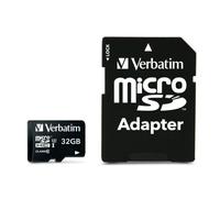 Verbatim Pro Tarjeta de Memoria MicroSDHC 32 GB UHS Clase 10 con Adaptador