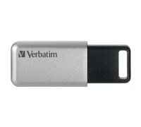 Verbatim Secure Pro - Unidad Flash USB 3.0 64 GB Plata