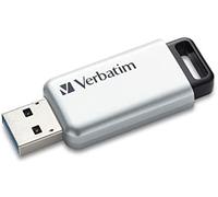 Verbatim secure pro - unidad usb 3.0 de 16 gb - plata