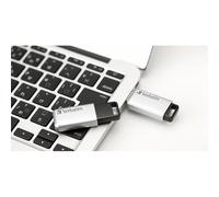 Verbatim - Secure Pro - Unidad USB 3.0 de 64 GB - Plata