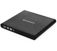 Verbatim Slimline CD/DVD unidad de disco óptico DVD-RW Negro