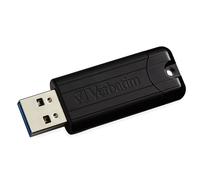 Verbatim Stick USB 3 de 256 GB, Tela a Rayas Negro Ampolla Al por Menor negro Ne