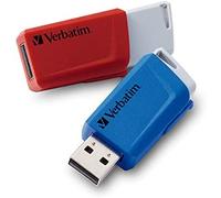 Pack 2x Pen Drive USB3.2 32GB (Rojo/Azul) - VERBATIM