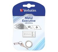VERBATIM Store 'n' Go Metal Executive Plata - Unidad USB 2.0 - 32GB - Plata