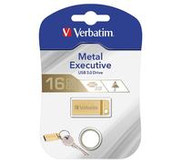 VERBATIM Store 'n' Go Metal Executive - Unidad USB 3.0 - 16GB - Oro