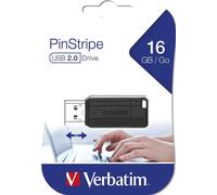 Verbatim Store 'N' Go Pinstripe - Memoria USB 2.0 de 16 GB (10 MB/s) Color Negro
