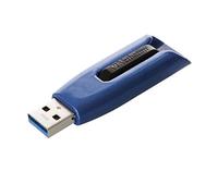 VERBATIM Store 'n' Go V3 MAX Memoria USB I USB 3.2 Gen 1 I 64 GB I Memoria con mecanismo deslizante I Interfaz SuperSpeed I Memoria externa para portátil, etc. I Azul / Negro