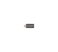 Verbatim PinStripe - Unidad USB de 8 GB - Negro