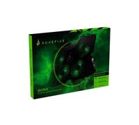 Verbatim soporte para portatil surefire bora gaming laptop cooling pad green