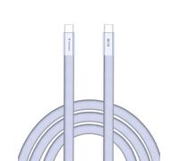 Verbatim Sync & Charge SoftTouch - Cable de carga USB-C (120 cm, 60 W, PD | Cable de carga rápida USB-C PD 3.0, cable de datos para iPhone 17 Pro Max, iPhone 16 Pro Max, Galaxy S26, MacBook Air, iPad