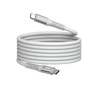 Verbatim Sync & Charge USB-C to USB-C 60W Magnetic 120 cm - Gris | Cable de carga magnético para iPhone 17/16/15 Pro, Samsung Galaxy S25, MacBook Air, iPad, Pixel 9, robusto
