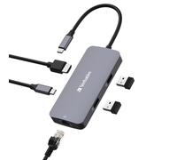 VERBATIM 32150 - Estación de acoplamiento, USB-C, 5 puertos