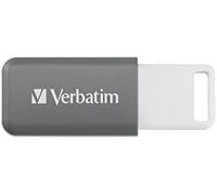 Verbatim pendrive v databar 128gb hi-speed retráctil usb 2.0 gris
