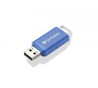 Verbatim pendrive v databar 64gb hi-speed retráctil usb 2.0 azul