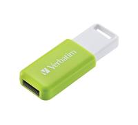 Verbatim Memoria USB V DataBar 49454 USB 2.0 Push & Click Verde 32 GB