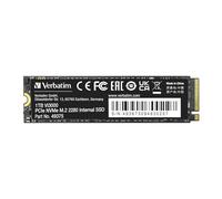 Verbatim Vi3000 NVMe M.2 - Unidad SSD Interna con 1 TB de Almacenamiento de Datos, Unidad de Estado sólido con Interfaz PCIe Gen 3, Color Negro