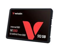 Verbatim Vi550 S3 SSD - SSD Interno 512GB - Solid State Drive - Adaptador SATA III de 2.5 '' - Unidad SSD Interna con tecnología 3D-NAND - SSD de Alto Rendimiento 512GB - 560MB/s - Negro