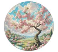 Verbena Puzzle 1000 Piezas Puzzles Rompecabezas Redondo Juego Familiar Divertido para Niños Descompresióny Regalo 1000pcs (67.5x67.5cm)