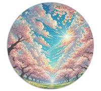 Verbena Puzzle 1000 Piezas Puzzles Rompecabezas Redondo Juego Familiar Divertido para Niños Descompresióny Regalo 1000pcs (67.5x67.5cm)