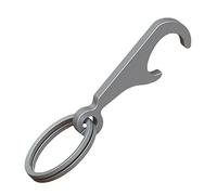 VERBENA TC4 aleación de titanio creativo mini abridor de botellas de cerveza llavero con llaveros