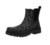 VERBENAS 9302180945 Lua Mate Animal - Botas Chelsea para mujer, color negro y negro, Black Leo Black, 39 EU