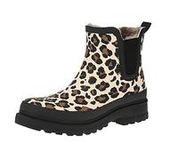 VERBENAS Lua Mate Combi Animal Fur 9302180996 - Botas Chelsea para mujer, color negro, Crudo Leo Black, 39 EU