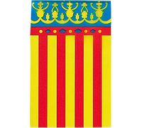 Verbetena - Bandera plástico Valencia 20x30 cm, bolsa 5x10 metros (011200068)