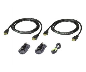 Verbindungskabel Secure HDMI, Dual, 1,8m, USB, Audio