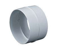 Verbindungsstück Verbinder Lüftungsrohr Rundkanal Rohr Ø 125 mm Lüftungsanlage Kanal K0125 21