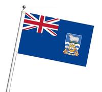 Verbpupl Banderas de las Malvinas | Bandera con mangas para barco y árbol | Conmemoración de la Guerra de las Malvinas, muestra tu patriotismo, banderines de aniversario de 91 x 152 cm, decoraciones