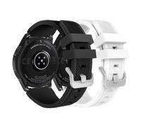 Verbstel Correa de reloj compatible de 22 mm para Samsung Galaxy Watch 3 de 45 mm, Gear S3 Frontier/Classic, Galaxy Watch de 46 mm, Ticwatch Pro 3, Huawei Watch GT 2 Pro/GT 2 (negro/blanco)