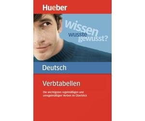 VERBTABELLEN DT. ALS FREMDSPRACHE: Verbtabellen Deutsch (Gramatica Aleman) - 9783190079070