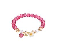 Verbundener Brazalete 2024 para damas, chinesisches Jade-Perlenarmband für ihre, Oma, Mutter, Vater, den täglichen Gebrauch Uhren Lederarmband Für Männer, Einheitsgröße, Resina, No es una piedra