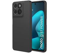Verco Compatible con Motorola Moto G57 / G57 Power Funda, Carcasa Trasera Mate para Motorola G57, Moto G57 Power Case Silicona, Negro