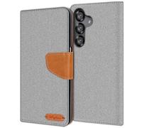 Verco Funda compatible con Samsung Galaxy S25 FE, funda para Samsung S25 FE, color gris