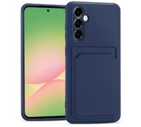 Verco Funda para Samsung Galaxy A56 5G Case Silicona, Funda para Teléfono Móvil con Tarjetero Funda Delgada para Samsung A56 5G Funda - Azul