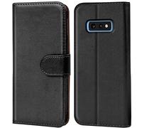 Verco Funda para Samsung Galaxy S10e, Telefono Movil Case Compatible con Galaxy S10e Libro Protectora Carcasa, Negro
