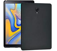 Verco Funda para Samsung Galaxy Tab A 10.5 2018, Tapa Trasera de TPU Flexible Carcasa Silicón Case [T590/T595], Negro