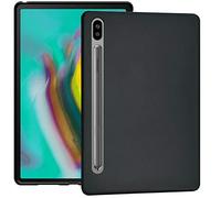 Verco Funda para Samsung Galaxy Tab S6 10.5, Tapa Trasera de TPU Flexible Carcasa Silicón Case [T860/T865], Negro