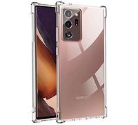 Verco Funda para Samsung Note 20 Ultra Case, Anti Shock Carcasa para Samsung Galaxy Note 20 Ultra Carcasa Transparente [Resistente Silicona Flexible] - Clear