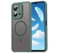 Verco Funda para Xiaomi Redmi 15c Funda, Magnética para Redmi 15c 4G / 5G / Poco C85 Funda Móvil Mate Resistente a los Golpes Compatible con QI Wireless Carga Accesorios Delgada Carcasa Cubierta Verde
