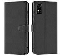 Verco Funda para ZTE Blade A31, Telefono Movil Case Compatible con ZTE A31 Libro Protectora Carcasa, Negro
