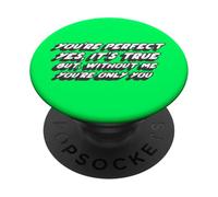 Verdad Pero sin mí Eres Solo tú PopSockets PopGrip Adhesivo