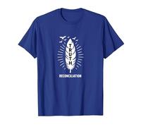 Verdad y reconciliación del Día Naranja de los Nativos Americanos Camiseta, Hombre, Azul Real, L