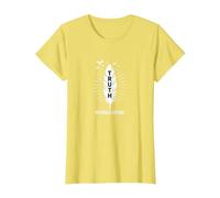 Verdad y reconciliación del Día Naranja de los Nativos Americanos Camiseta, Mujer, Limón, M