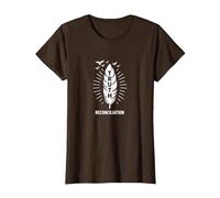 Verdad y reconciliación del Día Naranja de los Nativos Americanos Camiseta, Mujer, Marrón, S