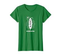 Verdad y reconciliación del Día Naranja de los Nativos Americanos Camiseta, Mujer, Verde Kelly, M