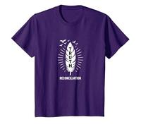 Verdad y reconciliación del Día Naranja de los Nativos Americanos Camiseta, Niños, Morado, 2 años