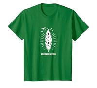 Verdad y reconciliación del Día Naranja de los Nativos Americanos Camiseta, Niños, Verde Kelly, 3 años